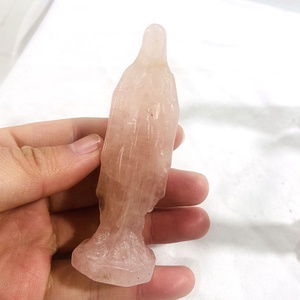 คริสตัลแกะสลักรูปปั้นพระแม่มารีสำหรับคริสตัลควอตซ์คริสตัลของตกแต่งบ้านตามธรรมชาติฮวงจุ้ยตามสั่งแบบยุโรป - Product Image 4