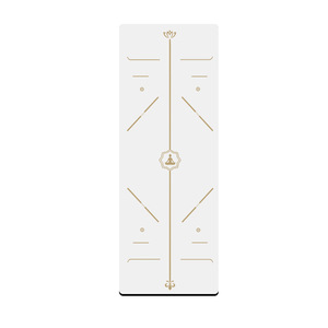 2025 Mới Thời Trang Sinh Thái Thân Thiện Chống Không Trượt Tùy Chỉnh In Logo 2 Màu Sắc Nhiều Màu 6Mm 8Mm 10Mm PU + Cao Su Yoga Mat - Product Image 3