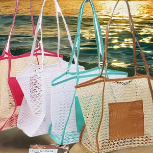 Fashion Design Women's Straw Tote <b>Bag</b> Open Top Water Resistant <b>Large</b> Capacity 20 Inch Vintage Office & <b>Beach</b> Use Shoulder <b>Bag</b> - Product Image 2