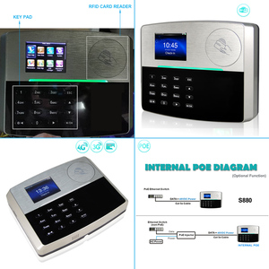 125KHz RFID Card Access Control System and Time Attendance System With Battery Support POE S880 - Product Image 4
