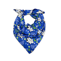 Bandana pour chien personnalisé à tous les motifs, réversible, lavable, foulard triangulaire, vente en gros, accessoire pour chiot et chat