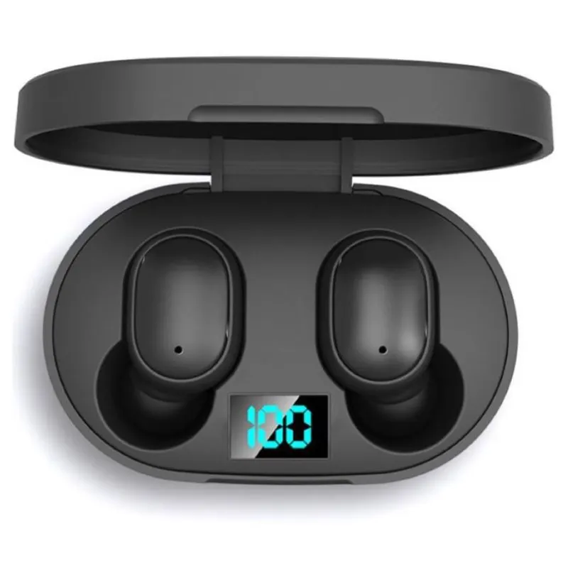 E6S Wireless Earphones TWS Headphones Stereo In-Ear Fone Headset Sports Waterproof TWS Earbuds for Xiaomi Phone