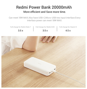 <span class=keywords><strong>แบ</strong></span><span class=keywords><strong>ต</strong></span>สำรอง Mi <span class=keywords><strong>Redmi</strong></span> รุ่น Global ความจุ 20000mAh รองรับการชาร์จเร็ว 18W ช่อง Micro-USB Xiao-mi <span class=keywords><strong>แบ</strong></span><span class=keywords><strong>ต</strong></span>สำรองพกพา 20000mAh สำหรับ<span class=keywords><strong>ชาร์จ</strong></span>รถยน<span class=keywords><strong>ต</strong></span>์ไฟฟ้า - Product Image 4