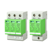 Parafoudre TOPTIYA 1000V CC 40KA SPD-40 2P 3P, module complet avec prise pour boîtier de distribution