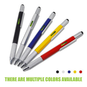 <span class=keywords><strong>Stylo</strong></span> multifonction en métal personnalisé Ranguo avec impression UV, outil 5 en 1 avec stylet, règle, niveau, tournevis, cadeau promotionnel d'<span class=keywords><strong>entreprise</strong></span> en vrac - Product Image 3