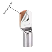 Cosses à sertir SC en cuivre étamé, plusieurs modèles, connecteurs de câbles, cosses de type AWG pour fils