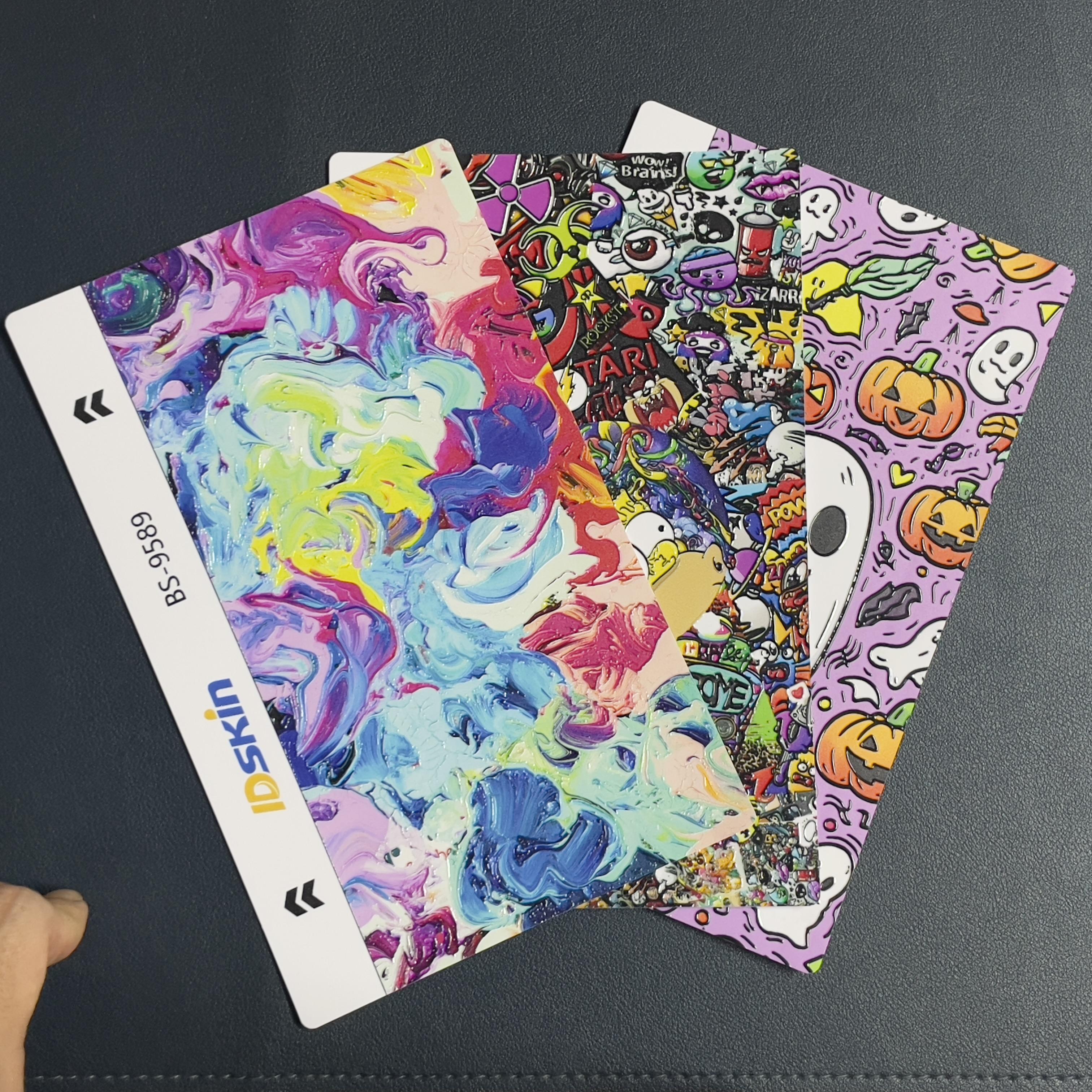 Red 3D Embossed Skin 12*19CM