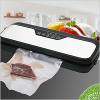 Appareil en acier inoxydable QH-S12, petit appareil de cuisine/bouton tactile, Machine à emballer sous-vide pour aliments, Kit avec sacs, coupe, stylo