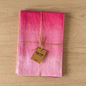 Essuie-tout de cuisine Candy Cottons, rose uni, en lin tissé, hypoallergénique, écologique, lavable en machine, forme rectangulaire - Product Image 1