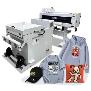 Jeli-impresora DTF de 60cm con 2 cabezales XP600, Impresión de camisetas de 24 pulgadas, uso para pequeñas tiendas de impresión de negocios, 60cm
