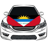 Penutup Kap Mobil Bendera Panama Pelindung Kap Mesin yang Dipersonalisasi Bahan Poliester Elastis Tahan Panas Awet Cocok untuk Semua Tipe Mobil