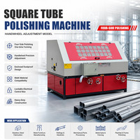 Machine de polissage et de ponçage de tubes carrés à moteur haute efficacité, équipement de finition de surface métallique, écologique pour une utilisation durable