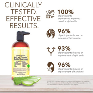 Private Label Original Gold Label Anti Hair-Thinning Biotin <strong>Shampoo</strong> 17 Herbal Blend Hair Thickening Men <strong>Women</strong> 473mL - Product Image 5