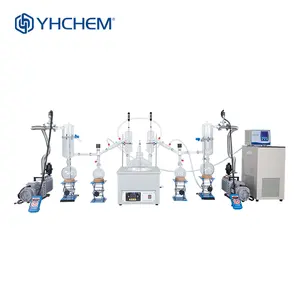 Kit de destilação de vidro de laboratório de destilador de álcool/etanol a alto vácuo