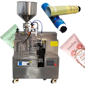 honey gels small automatic ultrasonic heat sealing and tube filling machine