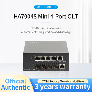 HiOSO MINI 4 puertos HA7004S sin módulos PON, 4PON EPON OLT MINI 4 puertos, Precio especial de Año Nuevo 2025, Soporte WEB SNMP CLI - Product Image 2