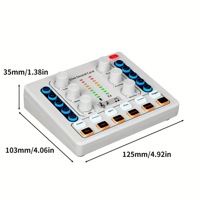 Ensemble de microphones à condensateur M8 BM800 avec support de carte son en direct transfrontalier Enregistrement Singing Gear en noir blanc Modèle