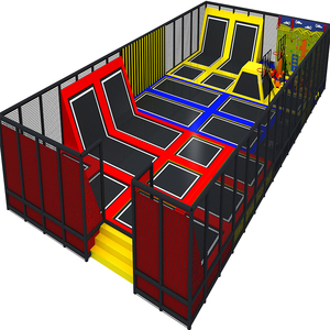 Parc de trampoline à grande échelle intérieur adulte Internet célébrité musique collante trampoline fabricant d'équipement d'intérieur pour enfants - Product Image 2