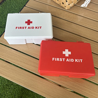 Vente en gros de boîte à trousse de premiers soins en plastique avec fournisseur médical kit médical d'urgence portable voiture pour kit de survie en plein air