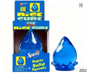 Boules anti-stress Needoh en plastique, style Maltose, en forme de goutte d'eau, authentiques, bleues, roses, violettes, style Rosie, effet neige - Product Image 3
