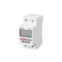 EAST Smart Digital Electronic Timer Switch-Pengatur Waktu 7 Hari yang Dapat Diprogram Bertenaga Baterai 220-230V 30A DIN RAIL 2P 36MM