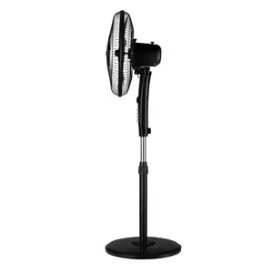 16 Inch Electric Fan Powerful Industrial Electric Fan Factory Direct Sales Black Classic Multifunction AC 220V Stand Fan