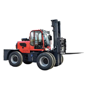 Buy 6 Ton Outdoor Rough Terrain Forklift with 6 Meter Lift Heavy Construction <b>Material</b> <b>Handling</b> Equipment - Product Image 2