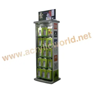 Charger Display 5 Tiers Acryl Mobiele Telefoon Accessoires Display Showcase