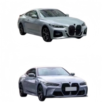 Upgrade Body Kit Bumper Depan & Belakang Berkualitas Tinggi untuk BMW Seri 4 G22G23G26 ke M4G80G82, Pas Presisi Pengganti Langsung