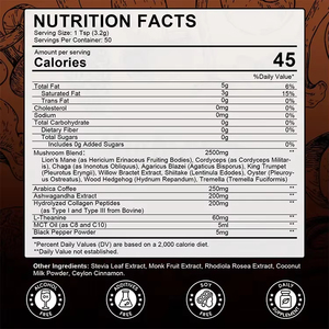 กาแฟผงออร์แกนิค OEM ODM สูตรผสมเห็ด 10+ ชนิด เสริมภูมิคุ้มกัน เพิ่มพลัง บำรุงสมอง ความจำ และความงาม สำหรับผู้ใหญ่ ด้วยเมล็ดกาแฟอาราบิก้าและเห็ดหลินจือ - Product Image 4