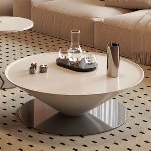 Nouvelle <span class=keywords><strong>table</strong></span> <span class=keywords><strong>basse</strong></span> soucoupe volante suspendue française, design minimaliste créatif - Meuble en fibre de verre - Product Image 2
