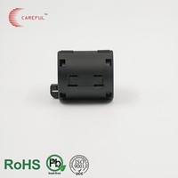Noyau de ferite fendu, filtre EMI, serpentin de ligne d'alimentation pour la suppression du bruit des câbles, pour câbles de 3 mm à 30 mm de diamètre