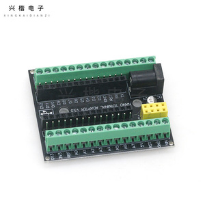 Adaptateur terminal Nano V3.0 avec prise DC et bornes à vis pour carte d'extension Arduino Nano - Product Image 1