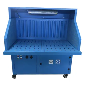 Cheap price multi-function downdraft extractor dust collector table grinding and polishing downdraft workbench