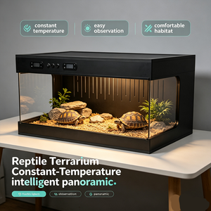 Terrario in PVC di Alta Qualità con Riscaldamento Panoramico Intelligente a Temperatura Costante per Tartarughe Terrestri e Draghi Barbuti - Product Image 1