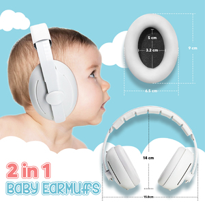 Bé bảo vệ thính giác earmuffs trẻ mới biết đi tiếng ồn hủy bỏ tai nghe ngủ bịt tai giảm tiếng ồn an toàn bảo vệ thính giác - Product Image 3