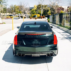 Aileron de coffre arrière en fibre de carbone véritable CTS pour Cadillac CTS berline 4 portes I4 2014 2015 2016 2017 style sport CTS-V - Product Image 5