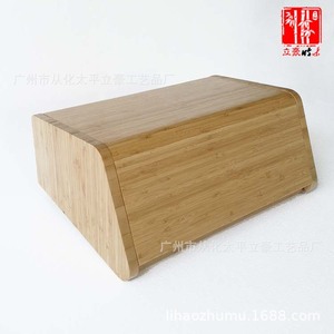 Boîte de rangement pour pain en bambou et bois Lihao, sur mesure, pour usage général - Product Image 3