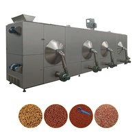 Machine à fabriquer des granulés d'aliments pour poissons entièrement automatique Aida pour poissons-chats et crevettes, extrudeuse d'aliments flottants