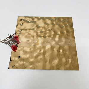 LL04 New Arrival 304 Stainless Steel Water Wave Panel Office Wall Gold <b>Mirror</b> Ripple <b>Sheet</b> Competitive Price Bending Service - Product Image 4
