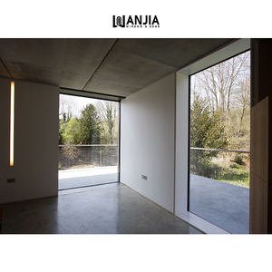 Wanjia Tùy Chỉnh Bão Tác Động Templed Glass Nhôm Kính Cố Định Góc Cửa Sổ Hình Ảnh Cửa Sổ - Product Image 4