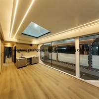 Villa préfabriquée mobile à double étage pour l'extérieur, type capsule spatiale, pour hébergement transfrontalier, Modèle CHANGTING, Guangdong Changting