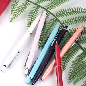 Stylos à bille rétractables en métal de haute qualité, colorés et populaires, avec logo personnalisé - Product Image 3