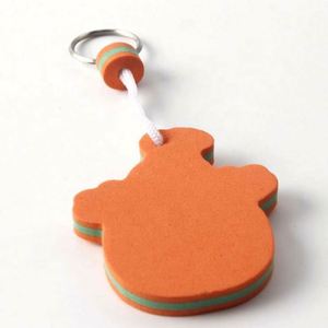 Wholesale Different Cute Shapes Eva Foam Floating <b>Keychains</b> With <b>Custom</b> Printed Logo Floating Giveaway Keyrings - Product Image 3