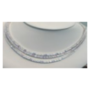 Meilleure vente Tendance Collier de luxe multicouche en argent sterling 925 violet pour tennis pour mariage et fiançailles - Product Image 1