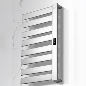 Sèche-serviettes électrique intelligent mural 260W en aluminium, 4 barres, 50-60cm, affichage LED, minuterie 24H, contrôle par application - Product Image 6