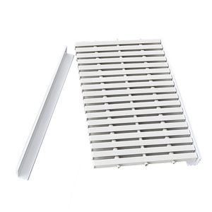 Grille de <span class=keywords><strong>piscine</strong></span> en PVC/<span class=keywords><strong>plastique</strong></span> de la marque Pikes Factory, forme en dents de scie, pour débordement de <span class=keywords><strong>piscine</strong></span>, tailles 18/20/25/30 cm - Product Image 4