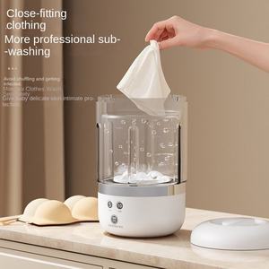 Mini-lave-linge, 2L compact et silencieux. Adieu le lavage à la main des sous-vêtements/chaussettes. Parfait pour les voyages, les dortoirs et l'usage quotidien - Product Image 3
