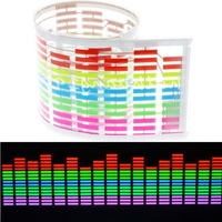 Lumière décorative de voiture la plus vendue, capteur de lunette arrière, audio activé par la voix, lumière ambiante, lumière rythmique de musique LED