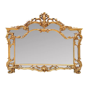 Nhà Máy Bán buôn cổ điển gương Baroque PU Gương trang trí công phu gương - Product Image 1